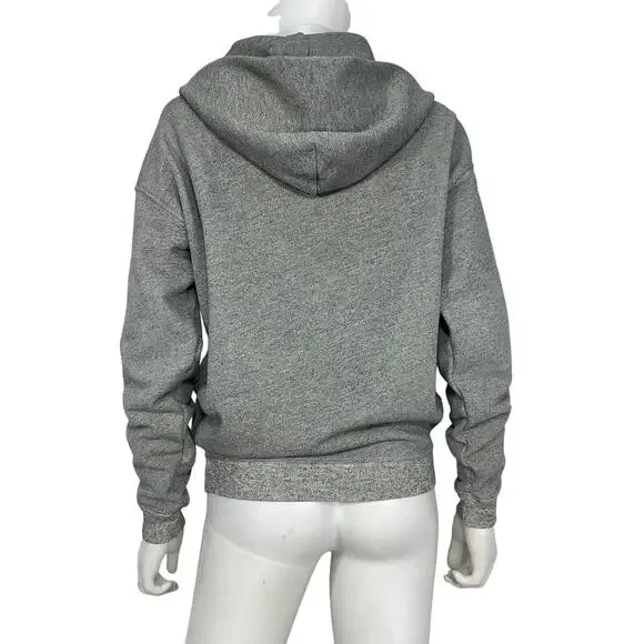 The Great Graphic Gray Gym Hoodie Size 0 - Picture 3 of 4